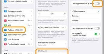 iPhone, come attivare le notifiche che lampeggiano sul display