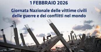 Anvcg e Anci, l’Italia si illumina di blu per chiedere stop alle bombe sui civili