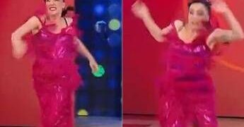 Bella Ma’, Pamela Petrarolo entra in studio e cade