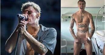 Blanco, la foto che fa discutere: in ospedale… completamente nudo