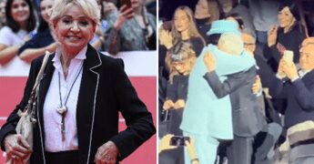 Enrica Bonaccorti, dopo l’abbraccio con Renato Zero: “Mi ha fatto sentire una rockstar”