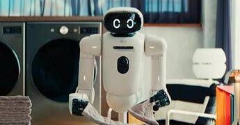 Il maggiordomo robot di LG promette di svuotare il cesto dei panni