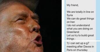 Minaccia dazi e messaggi postati su Truth, il doppio schiaffo di Trump a Macron