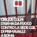 Roma, Cgil: “Cinque fori di proiettile contro la sede di Primavalle”