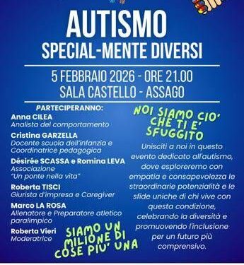 Specialmente diversi, focus sull’autismo ad Assago. “Costruiamo una comunità inclusiva”
