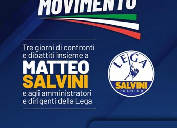 Tre giorni di confronto con i territori, Salvini e i ministri leghisti tra le nevi d’Abruzzo