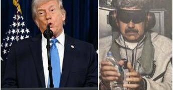 Venezuela, Trump posta foto Maduro ammanettato su nave Usa: andrà a Guantanamo