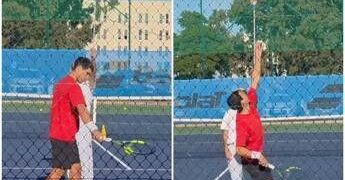 Alcaraz, il servizio migliora. E lui lo allena… a canestro