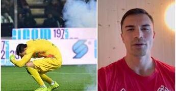 Audero dopo essere stato colpito dal petardo: “Poteva andare molto peggio”