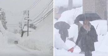 Giappone, forti nevicate lungo la costa ovest: 30 morti e 324 feriti