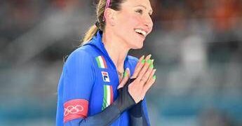 Lollobrigida, oro bis nel pattinaggio velocità: trionfo nei 5000