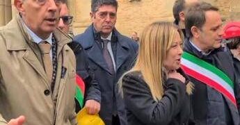 Meloni torna a Niscemi: “Mercoledì il decreto, dal giorno dopo ci sono le risorse”