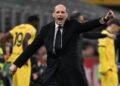 Milan, Allegri litiga con panchina del Como e viene espulso
