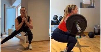 Squat, salti e pesi: Vonn si allena (nonostante infortunio) per Milano Cortina