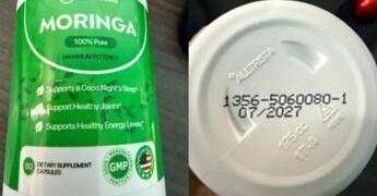 Alert per integratori di moringa in capsule, 7 casi di salmonellosi in Usa