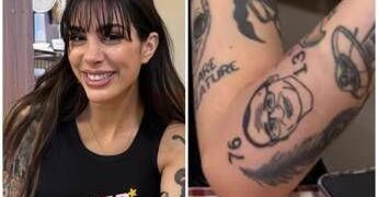 Dopo Sanremo Cleo delle Bambole di Pezza si tatua Carlo Conti: “Mi ha cambiato la vita”