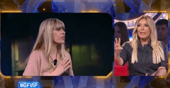 Gf Vip, Lucarelli difende Mussolini: il confronto inaspettato