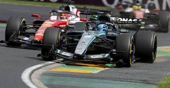 Gp Australia, trionfo Russell e doppietta Mercedes davanti alle Ferrari