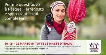 Pasqua, ‘Un uovo per la vita’ torna la campagna Ail per la ricerca e la cura dei tumori del sangue