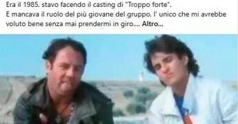 Sanremo, Verdone a Sal Da Vinci: “Oggi ‘Troppo Forte’ sei tu”