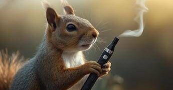 Scoiattoli ‘fumano’ sigarette elettroniche, scatta l’allarme degli esperti in Uk