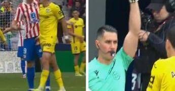 Tocca genitali di Sorloth e viene espulso, cos’è successo in Atletico Madrid-Getafe