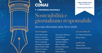 A Milano la prima conferenza nazionale Sostenibilità e giornalismo responsabile – Diretta domani dalle 9:30