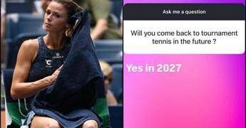 Camila Giorgi di nuovo in campo dopo il ritiro: “Nel 2027 torno a giocare tornei Wta”