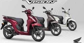 Honda Vision 110 2026, nuovi colori per lo scooter urbano