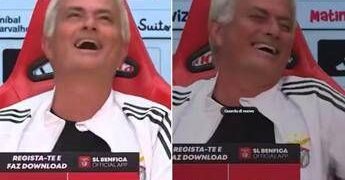 Mourinho e il giornalista, botta e risposta comico in conferenza