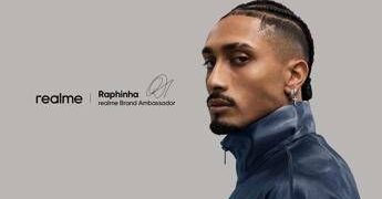 Raphinha è il nuovo ambassador globale di realme