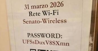 Senato, nella password Wi-Fi c’è la parola ‘Dux’. Fonti: “Generate in modo casuale”