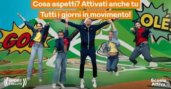 Sport e Salute, al via il contest ‘attiviamoci tutti i giorni in movimento’ per 2,3 milioni di studenti
