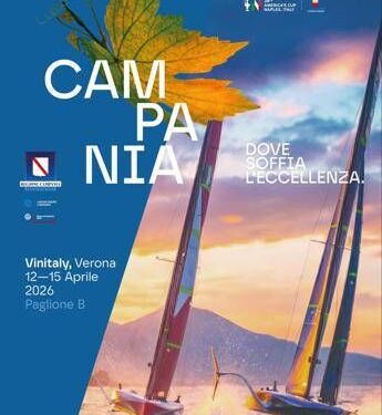 Vinitaly, la Campania protagonista con 170 aziende e uno sguardo all’America’s Cup 2027