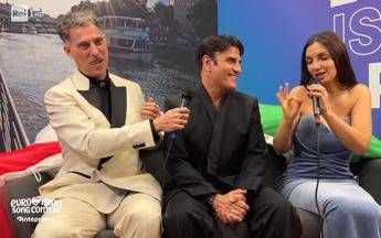 Eurovision, l’emozione di Sal Da Vinci e l’augurio di Conti: “Vinci, sono i mondiali di canto”