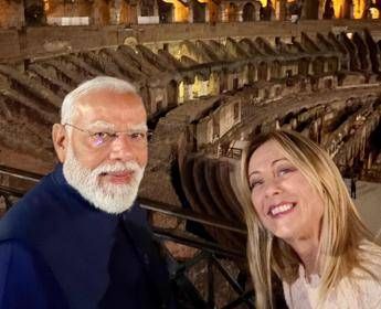 Italia-India, Meloni accoglie l’amico Modi: “Welcome to Rome”