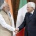 Mattarella incontra Modi: “Intensificare al massimo la nostra collaborazione”. A Villa Pamphilj il bilaterale Italia-India con Meloni