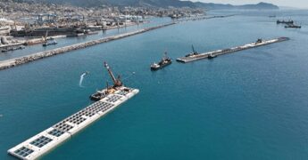Porti: Webuild, nuova diga foranea di Genova, affondato il 22° cassone