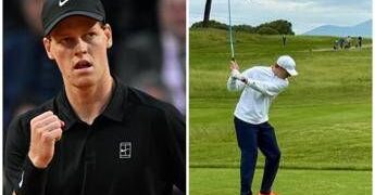 Sinner, prima di Popyrin la sfida con Vagnozzi… a golf