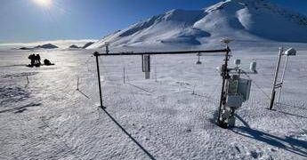 Fusione neve e caldo record alle Svalbard