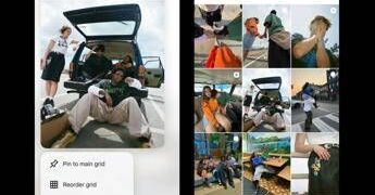 Instagram, arriva il drag and drop per riordinare la griglia dei post