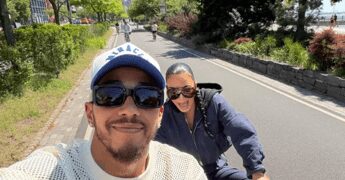 Kardashian e Hamilton, primo selfie di coppia che conferma la relazione