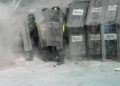 Mondiali, scontri tra manifestanti e polizia fuori dallo stadio Azteca di Città del Messico