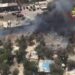 Bari, vasto incendio al campo rom: baracche distrutte, 80 evacuati