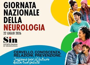 La facciata di Palazzo Chigi si illumina di azzurro per Giornata Nazionale della Neurologia