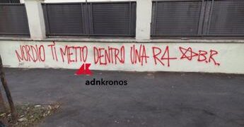 “Nordio ti metto dentro una R4”, scritta choc firmata Br a Roma