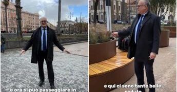 Quando Gualtieri presentava la ‘nuova’ piazza Risorgimento: “Area rinnovata e più bella”