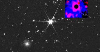 Scoperto il primo gas caldo primordiale attorno a un quasar