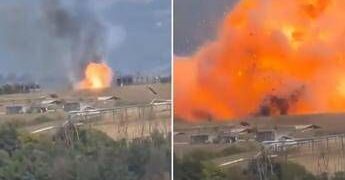 Colleferro, incendio e forte esplosione nello stabilimento ex Simmel Difesa