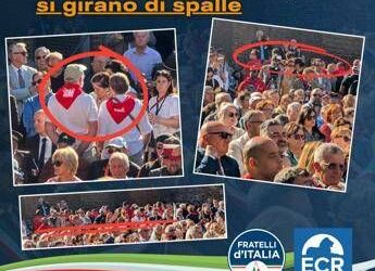 Commemorazione Marcinelle, Fidanza: “Cgil volta spalle a La Russa”. Meloni: “Gesto grave”. Landini nega